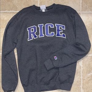 RICE UNIVERSITY Champions crewneck
